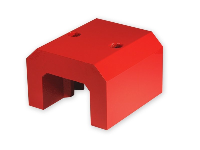 Magnete A Ferro Di Cavallo Alnico Rosso - 40x25x25mm Con Foro 4,5mm - Foto 3