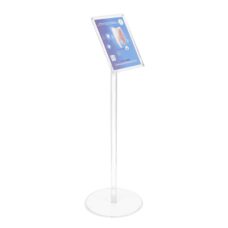 Espositore Leggio da terra in plexiglass trasparente A4 Orizzontale – Verticale