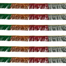 Filare di frangette Variopinte metalliche da 18 mt